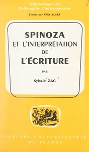 S Zac - Spinoza et interpretation ecriture.