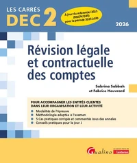Révision légale et contractuelle des comptes DEC 2