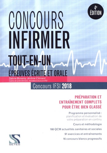 Sabine Bonamy et Jérôme Clément - Concours infirmier tout-en-un.