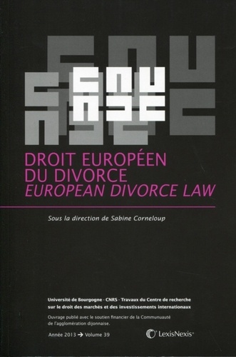 Sabine Corneloup - Droit européen du divorce.