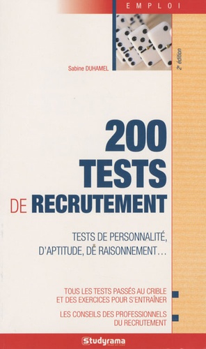 Sabine Duhamel - 200 tests de recrutement.