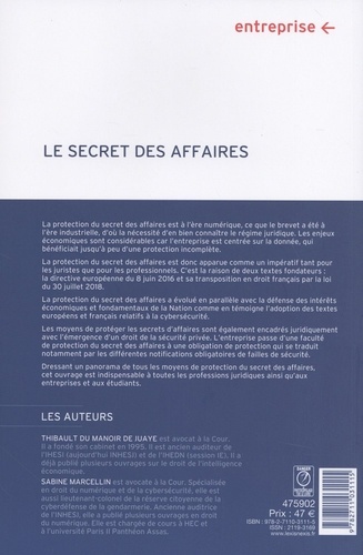 Le secret des affaires 2e édition