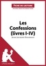 Sabrina Zoubir - Les confessions (livres I-IV) de Jean-Jacques Rousseau - Fiche de lecture.
