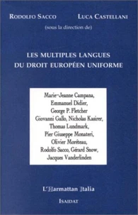 LES MULTIPLES LANGUES DU DROIT EUROPEEN UNIFORME