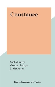 Sacha Guitry et Georges Lepape - Constance.