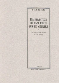 Dissertation du pape Pie VI sur le meurtre
