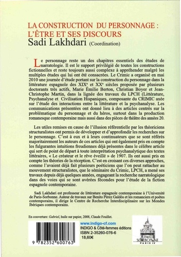 La construction du personnage : l'être et ses discours