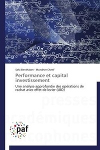 Safa Benthabet et Mondher Cherif - Performance et capital investissement - Une analyse approfondie des opérations de rachat avec effet de levier (LBO).