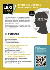 Droit des liberté fondamentales