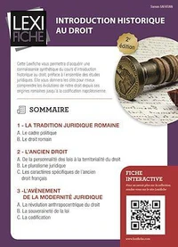 Introduction historique au droit
