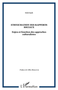 Ethnicisation des rapports sociaux