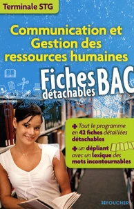 Communication et Gestion des ressources humaines Tle STG
