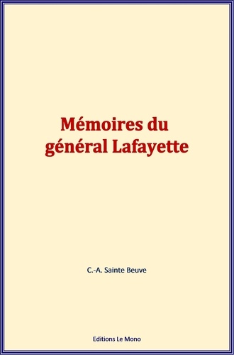 Mémoires du général Lafayette