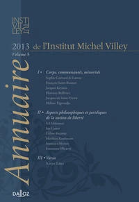 Annuaire de l'Institut Michel Villey