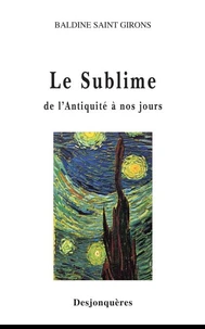 Le sublime de l'Antiquité à nos jours