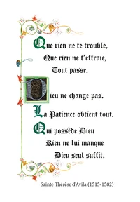 Lot de 20 images prière - O mon Ame