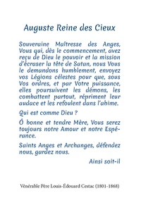 Lot de 20 images prière - Vierge de l'Apocalypse