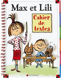 Cahier de textes Max et Lili