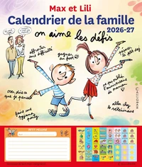 Calendrier de la famille Max et Lili