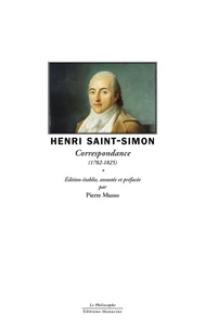 Henri Saint-Simon Correspondance