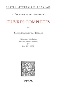 Oeuvres complètes. T. VIII