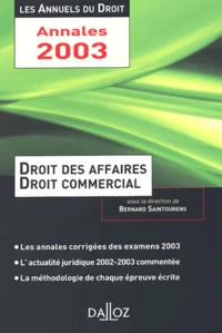 Droit des affaires et droit commercial