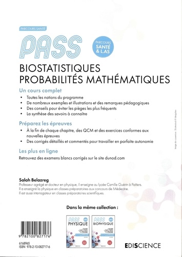 PASS Biostatistiques, Probabilités, Mathématiques. Parcours santé & L.AS