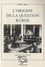 L'origine de la question kurde