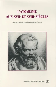 L'ATOMISME AUX XVIIEME ET XVIIIEME SIECLES.