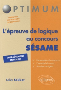 Salim Sekkat - L'épreuve de logique au concours SESAME.