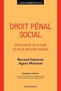 Droit pénal social