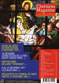  Chrétiens magazine - Chrétiens magazine N° 274, décembre 2014 : .