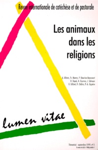  Collectif - Lumen Vitae N° 3, Volume 54, Sep : Les animaux dans les religions.