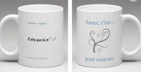 Mug St Valentin Bleu