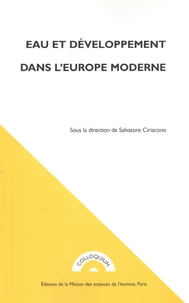 Eau et développement dans l'Europe moderne