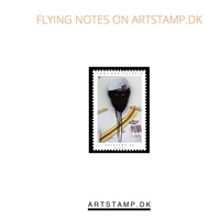Sam Jedig - Flying Notes On Artstamp.dk.