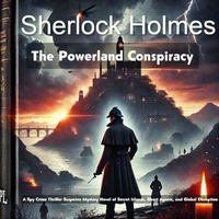 Sherlock Holmes: The Powerland Conspiracy  A Spy Crime Thriller Suspense Mystery Novel of Secret Islands, Ghost Agents, and Global Deception