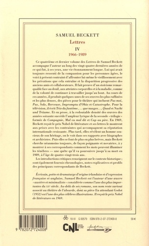 Lettres IV. (1966-1989)
