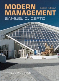 Samuel-C Certo - Modern Management.