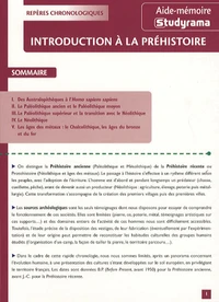 Introduction à la Préhistoire