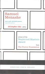 Samuel Menashe: New and Selected Poems