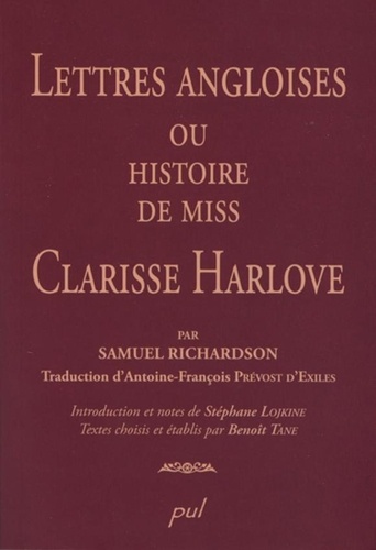 Samuel Richardson - Lettres angloises, ou histoire de Miss Clarisse Harlove.