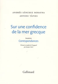 Sur une confidence de la mer grecque