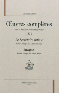 Oeuvres complètes, 1834