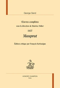 Oeuvres complètes, 1837