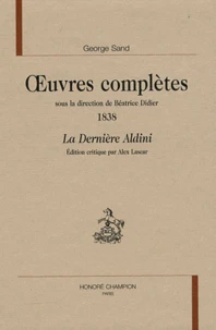 Oeuvres complètes, 1838