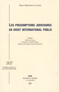 Les présomptions judiciaires en droit international public