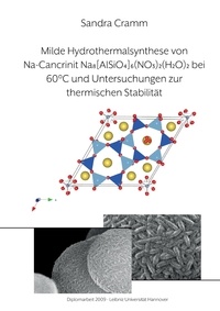 Sandra Cramm - Milde Hydrothermalsynthese von Na-Cancrinit Na8[AlSiO4]6(NO3)2(H2O)4 bei 60 °C und Untersuchungen zur thermischen Stabilität - Diplomarbeit 2009.