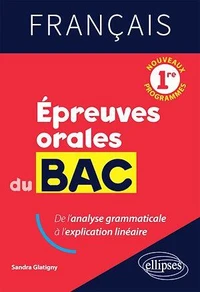 Français 1re épreuves orales du Bac