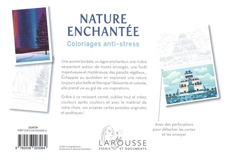 Nature enchantée. 36 cartes postales prédécoupées